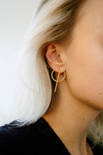 Load image into Gallery viewer, Beatrix Earrings | Ear Jackets: Gold