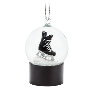 Sm Men's Skate Snow Globe Orn-2.3"H