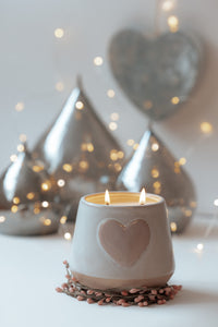Heart Candle - Pink