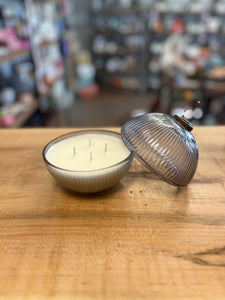 Glass Ornament Candle
