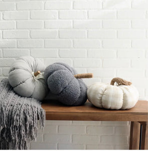 Grey Sherpa Shaped Pumpkin