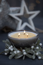 Load image into Gallery viewer, Gray Glass Ornament Candle