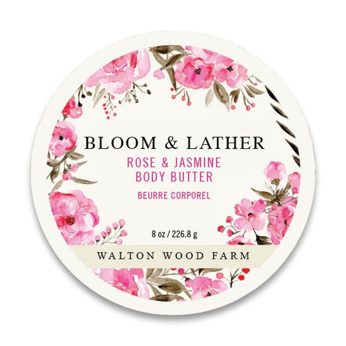 Bloom & Lather - Rose and Jasmine Body Butter