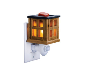 Wood Lantern Pluggable Warmer