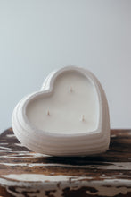 Load image into Gallery viewer, Cement Heart Candle