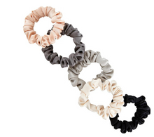 Load image into Gallery viewer, Mini Satin Scrunchies - Ivory Ombre