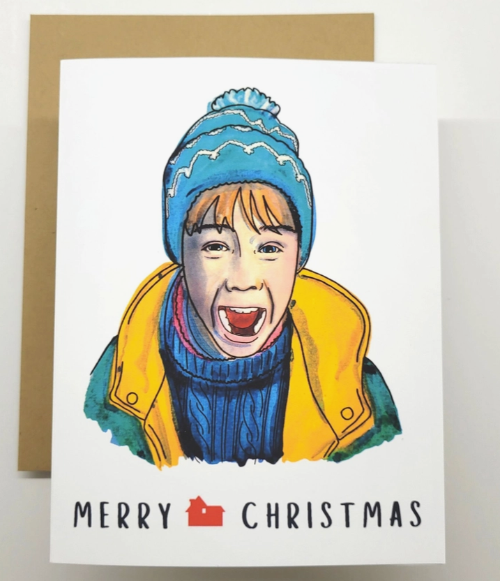 Kevin Screaming Alone Christmas Card