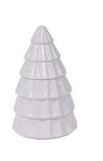 Classic Tree Cookie Jar White