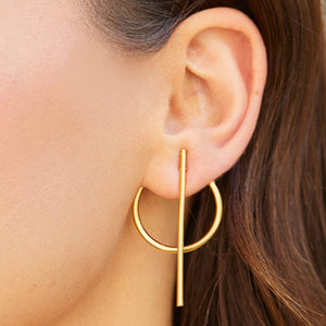 Beatrix Earrings | Ear Jackets: Gold