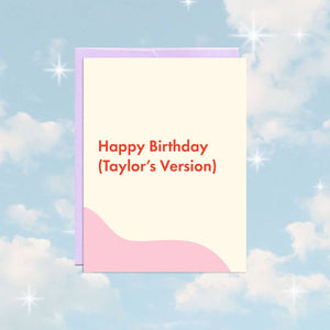 Birthday (Taylor's Version) | Birthday Card