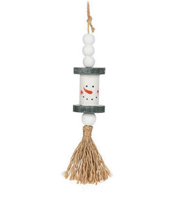Spool Snowman Ornament