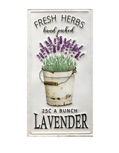 Lavender Wall Sign