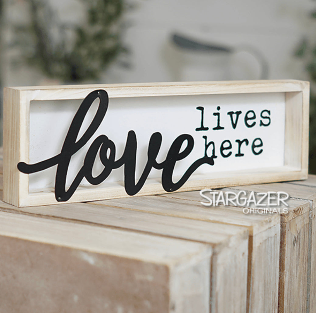 Love Lives Here - Sign