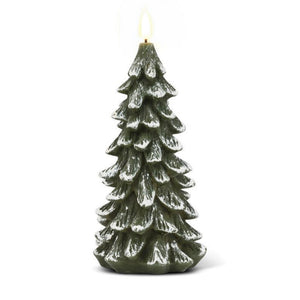 Snowy Tree LED Candle