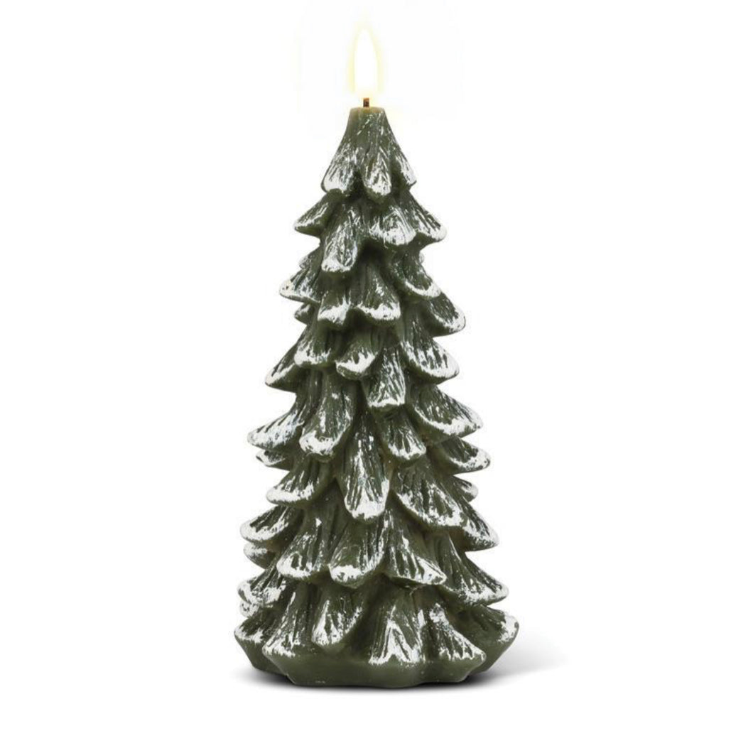 Snowy Tree LED Candle