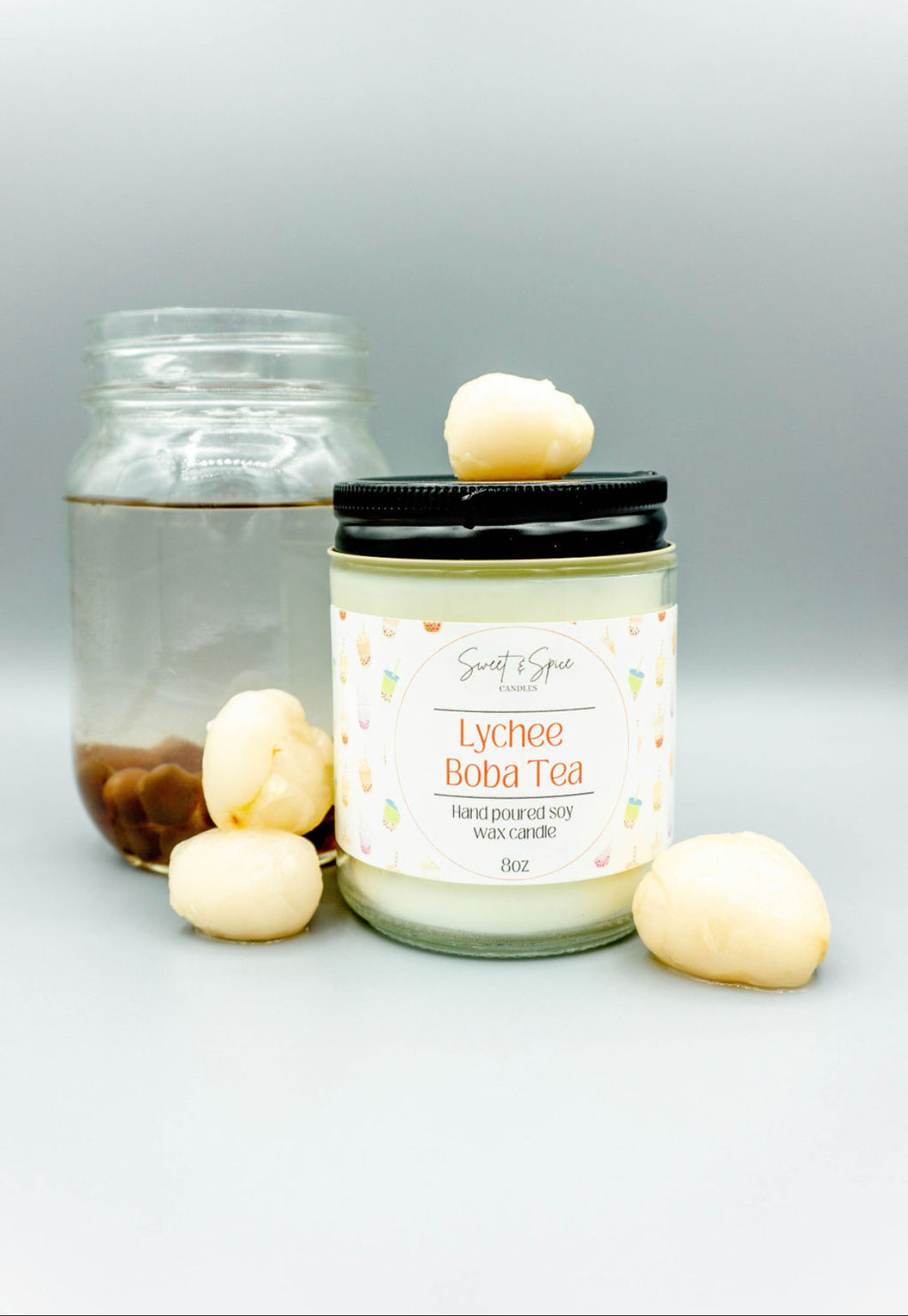 Lychee Boba Tea Candle