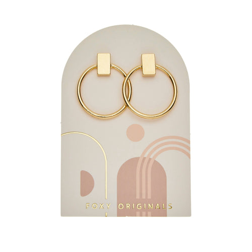 Hollis Earrings | Everyday Gold Hoops: Gold