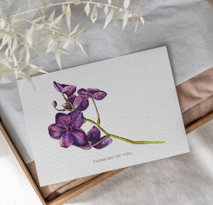 "Thinking of You" Sympathy Card, Includes Kraft Envelope: Square