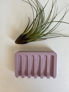 Concrete Soap Dish: Lotus Pink