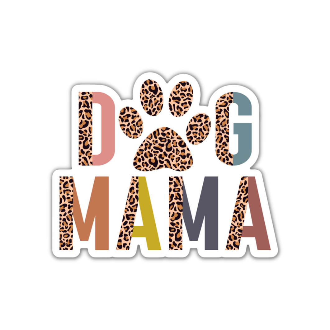 Dog Mama Sticker: On A Backing Card