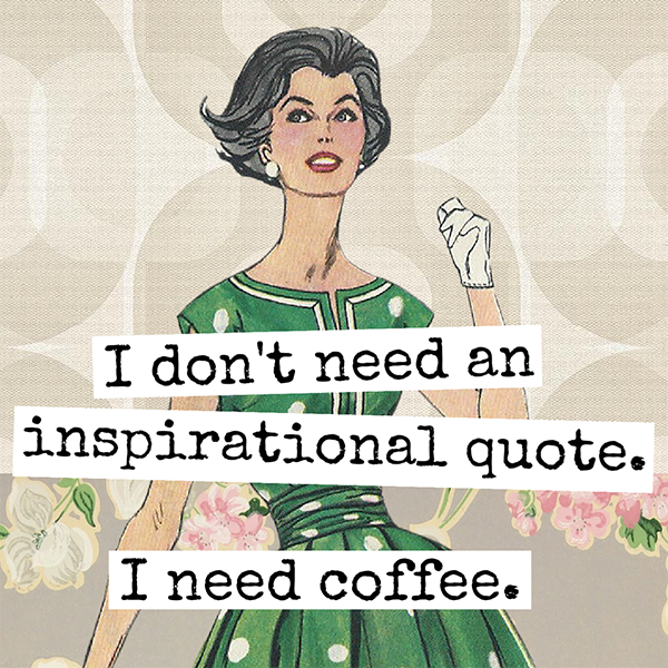 I Don't Need An Inspirational Quote... Fridge Magnet. 326