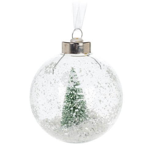 Brush Tree Ball Ornament