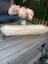 Load image into Gallery viewer, White Washed Dough Bowl