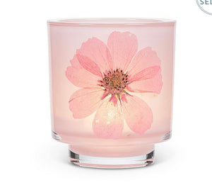 Pressed Flower Jar Candles