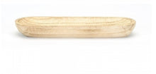 Load image into Gallery viewer, OVAL CARVED BOWL- LIGHT BURNT