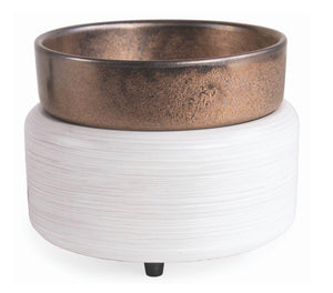 2-in-1 Classic Warmer White Washed Bronze