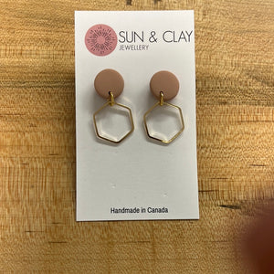 Sun & Clay Earrings