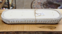 Load image into Gallery viewer, White Washed Dough Bowl