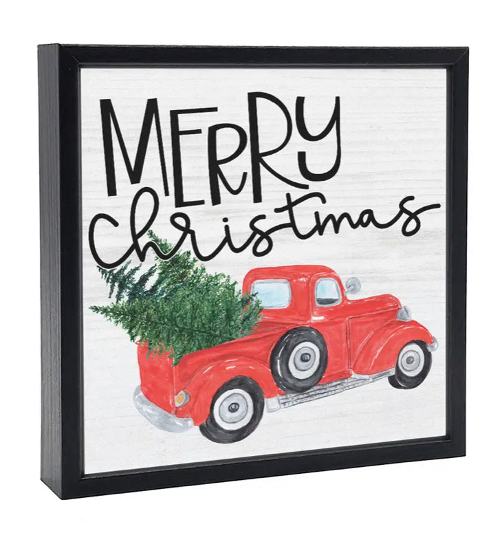 Merry Christmas Truck- Sign