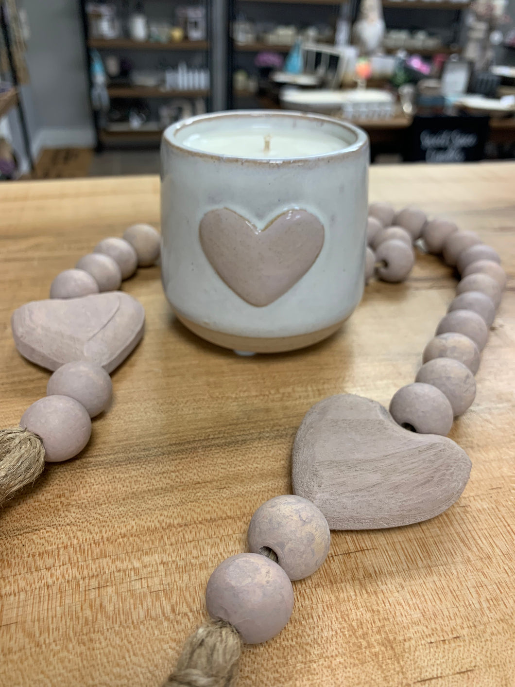 Mini Heart Candle