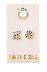 Leather Tag Earrings