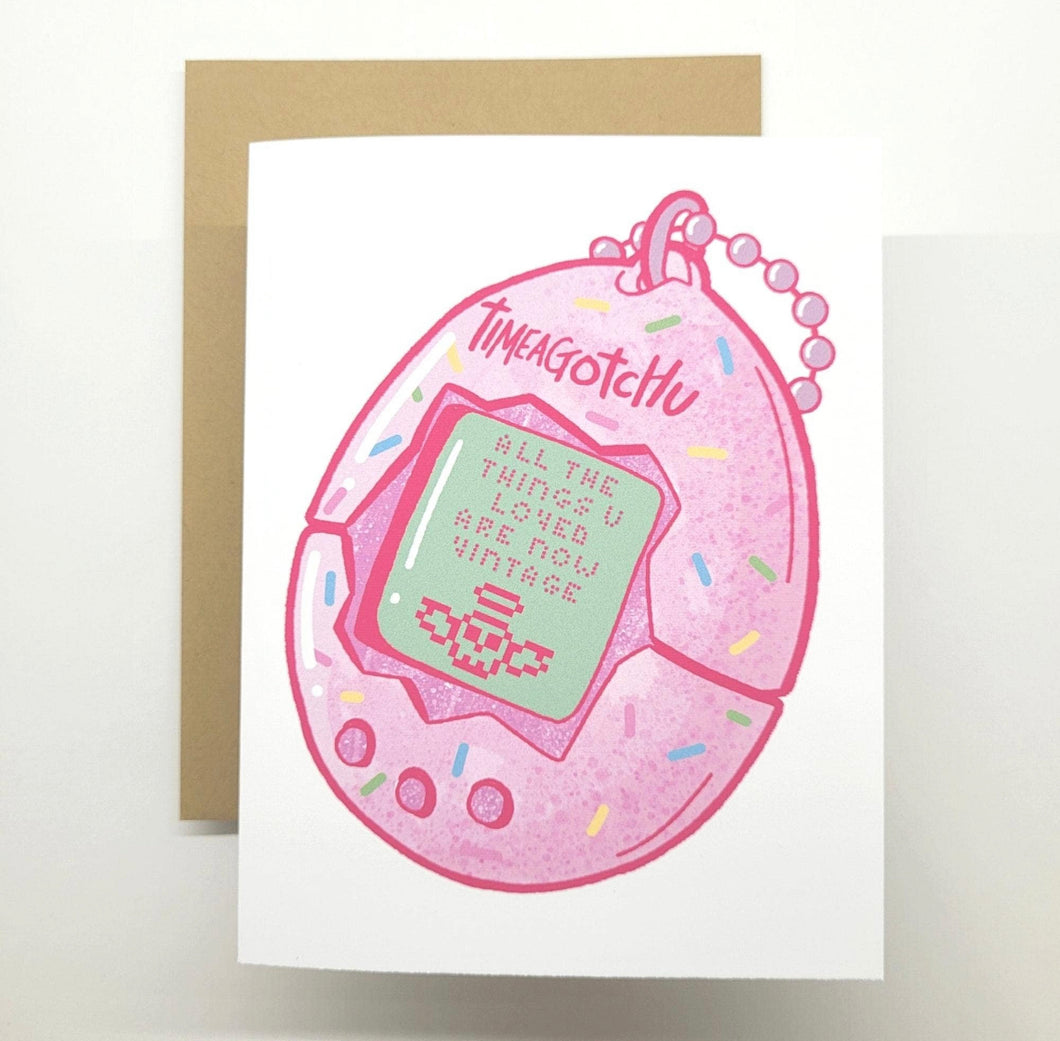 All The Things You Loved Are Now Vintage Timeagotchu Card