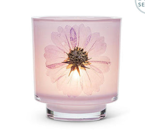 Pressed Flower Jar Candles