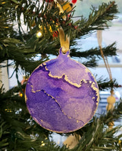 Load image into Gallery viewer, Locally Made Fluid Art Ornaments