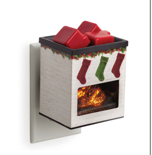 Holiday Fireplace Pluggable Warmer