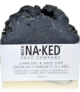 Buck Naked Soap - Charcoal + Anise Soap