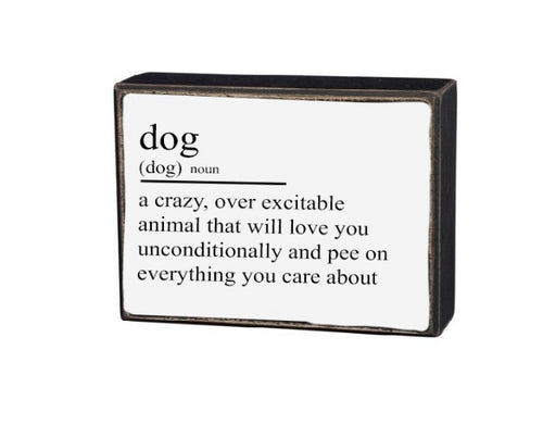 Dog Box Sign