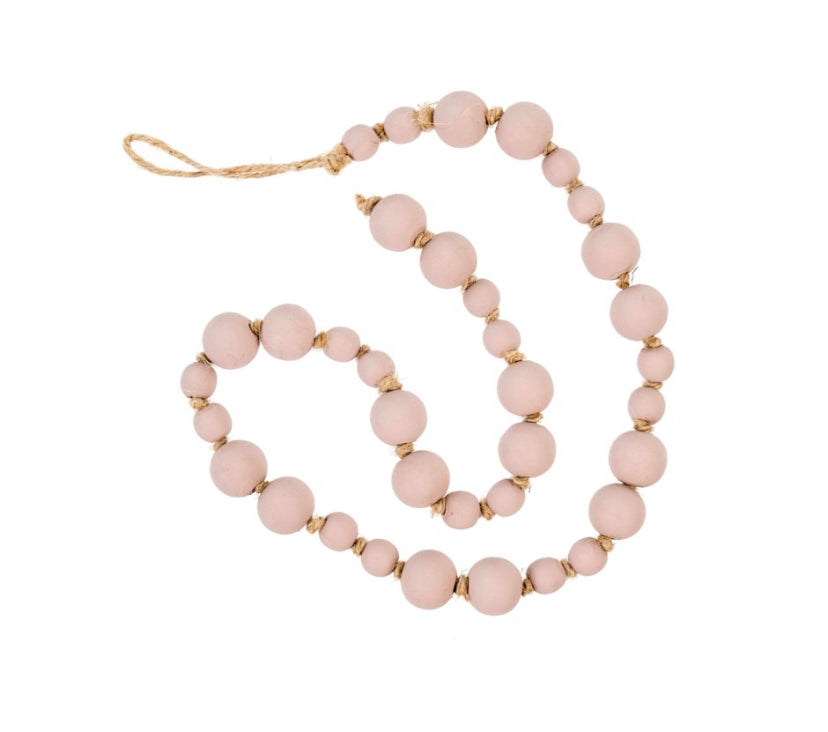 Decorative beads - blush