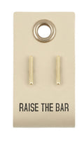 Load image into Gallery viewer, Leather Tag Earrings