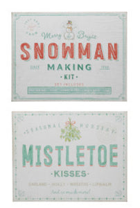 Holiday Wall Signs
