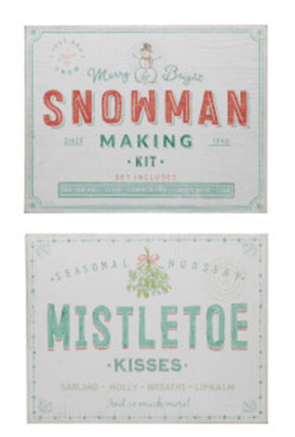 Holiday Wall Signs