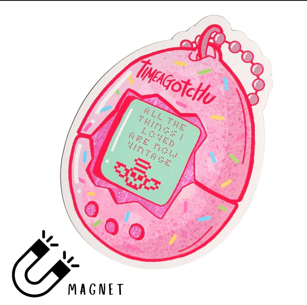 Timeagotchu Digital Pet Magnet