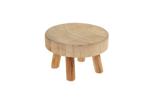 Wood Round Pedestal
