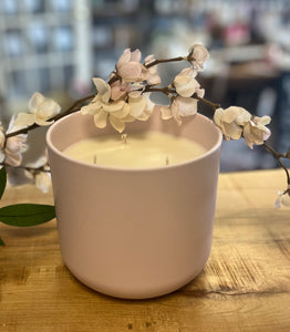 Pink Plant Pot - Lilacs In Bloom